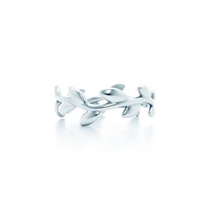 Tiffany and Co Olive Leaf Band Ring